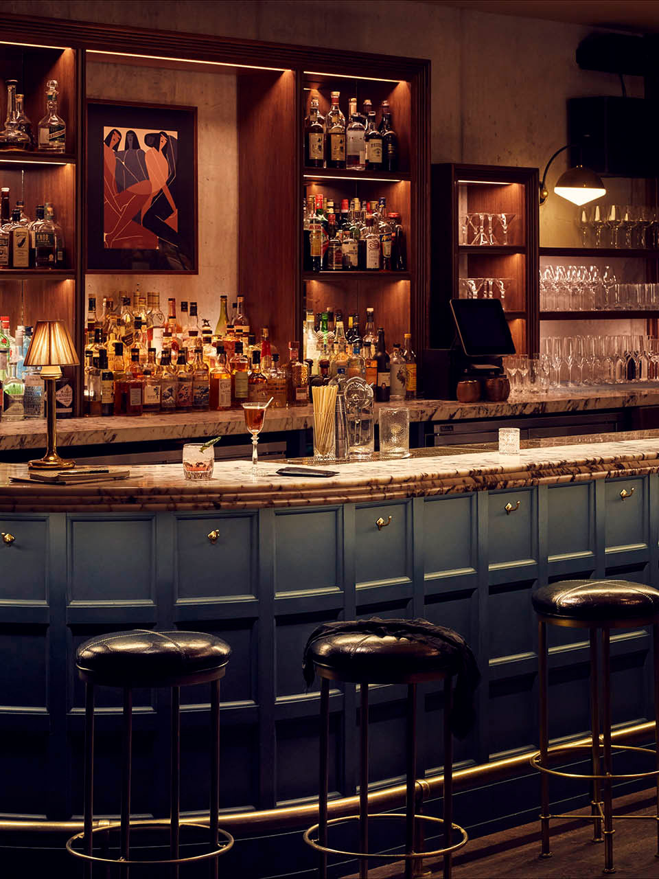 Basement bar in The Hoxton, Chicago