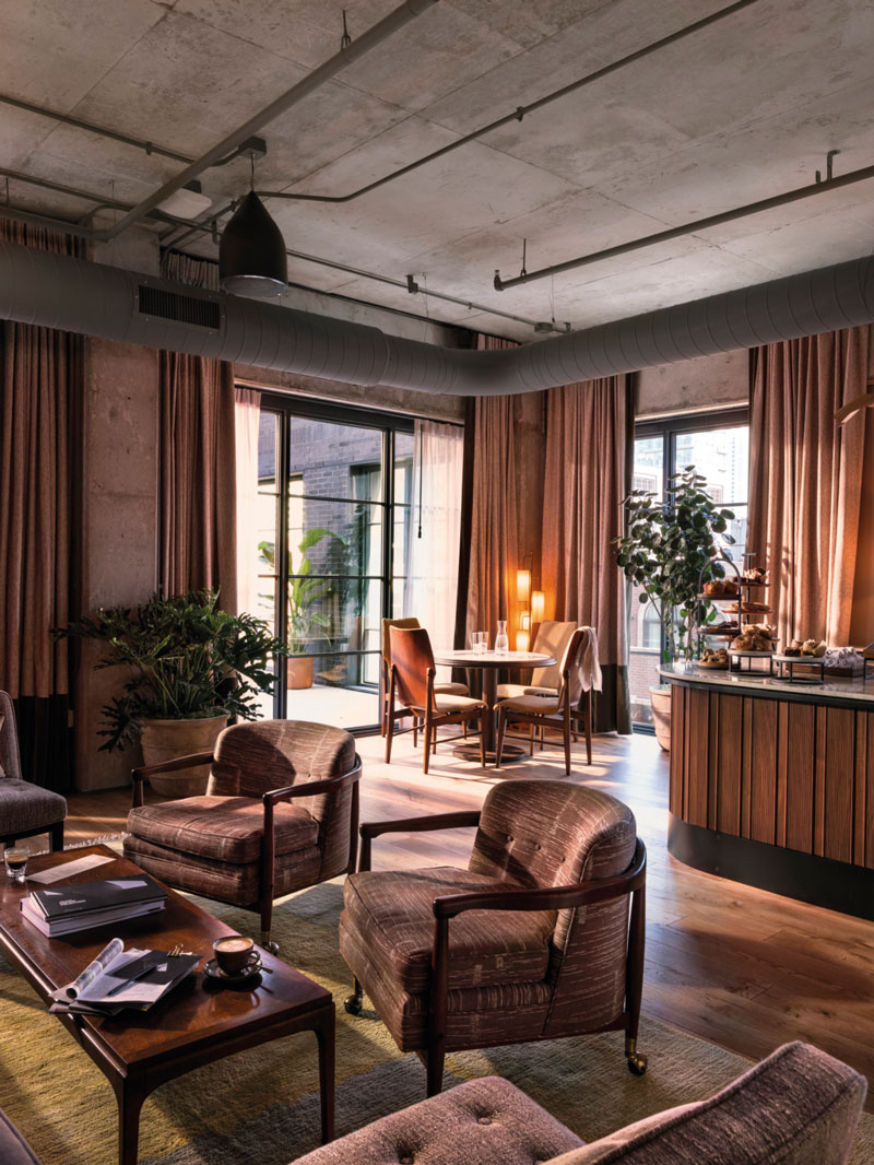 Comfortable lounge area