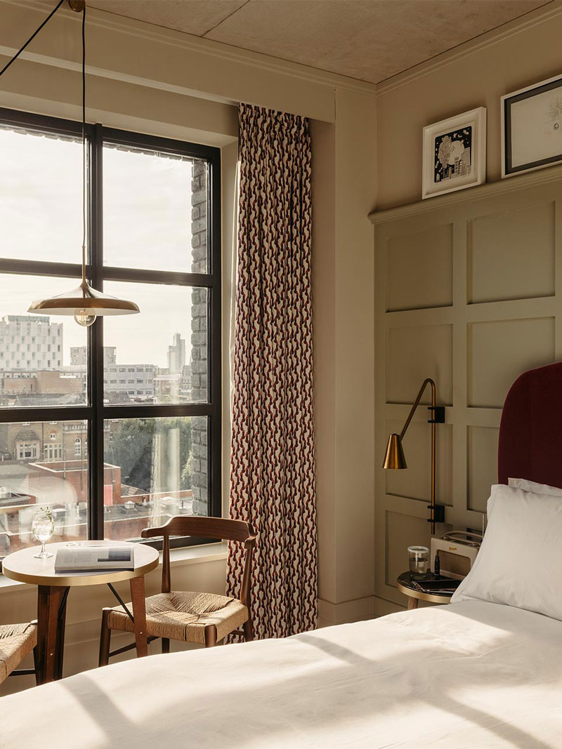 Hotel room at The Hoxton, Southwark