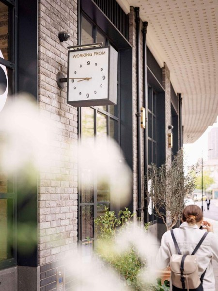 Clock outside the main entrance